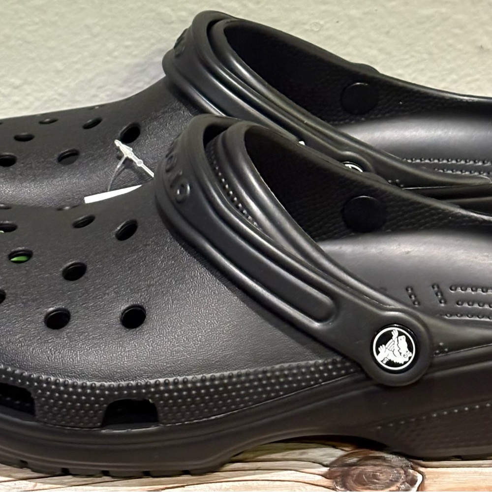 CROCS Classic Clogs, Unisex, Men’s 9/Womens 11, Black, BNWT - Picture 4 of 8